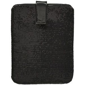 SEQUINS TABLET STORAGE PROTECTION SLEEVE ~ BLACK ~ by NICCI